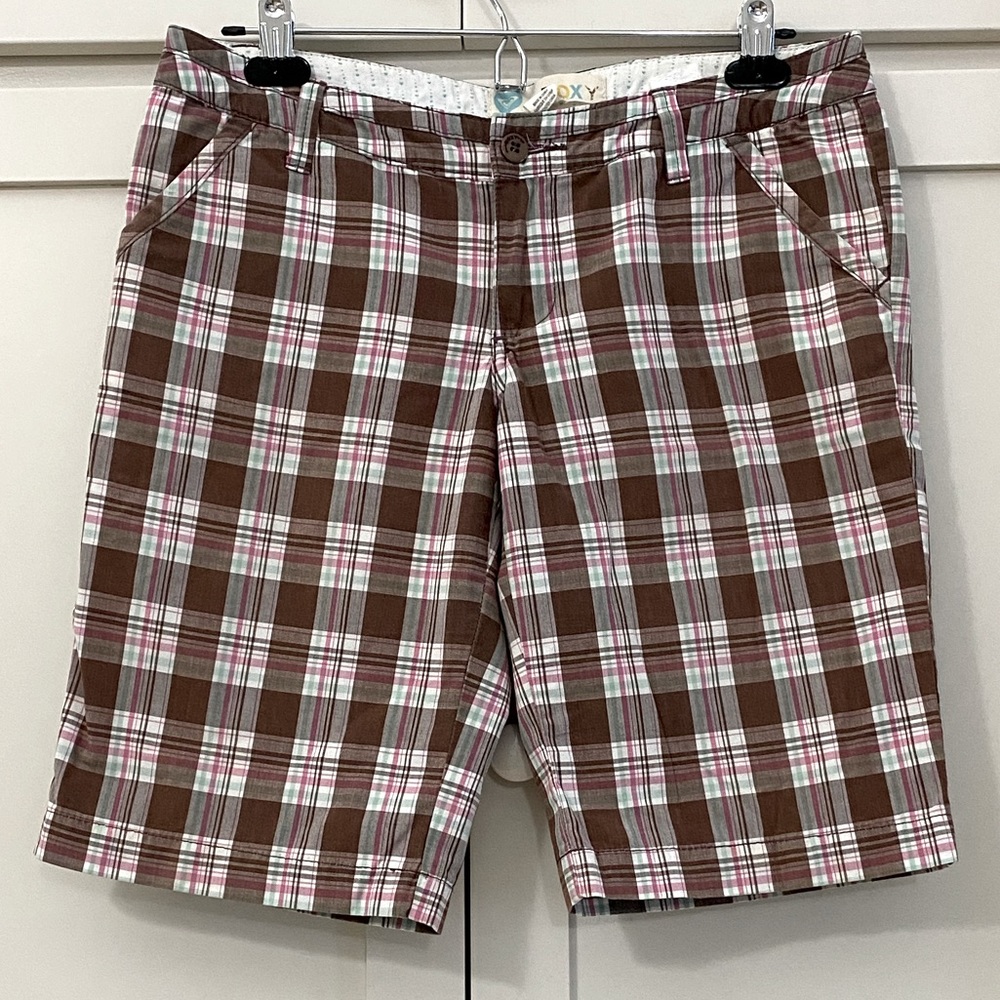 3/$20 Roxy plaid shorts